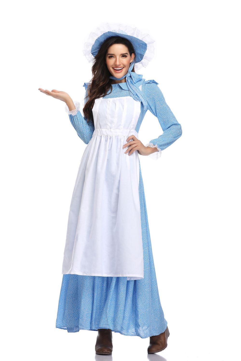 2020 Sexy Adult Victorian Maid Costume Florence Nightingale Fancy Dress