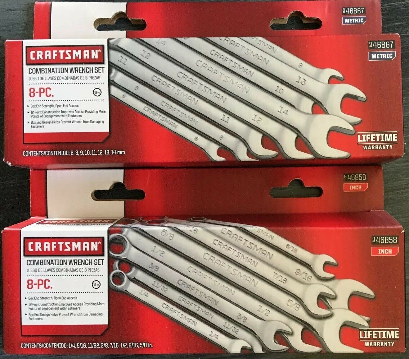 2019 Craftsman Hand Tools New Batch 12pt SAE Metric Inch Combination