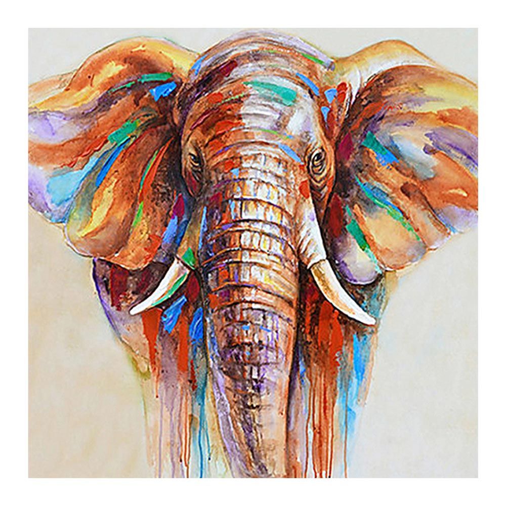 Elephant Diamond Painting Animal Round Full Drill Picture 5D Nouveaute