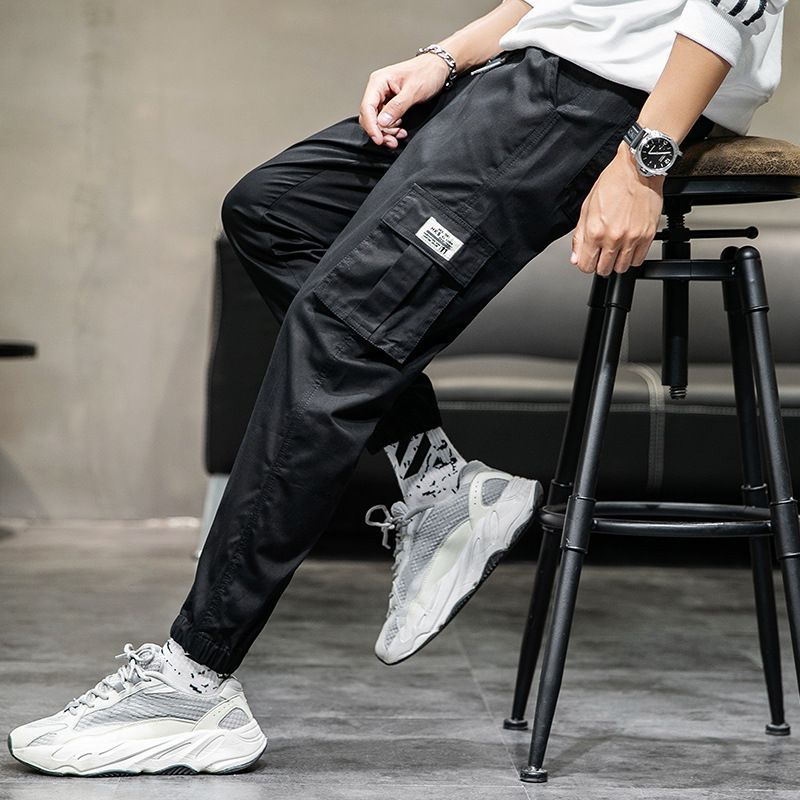 blue designer pants