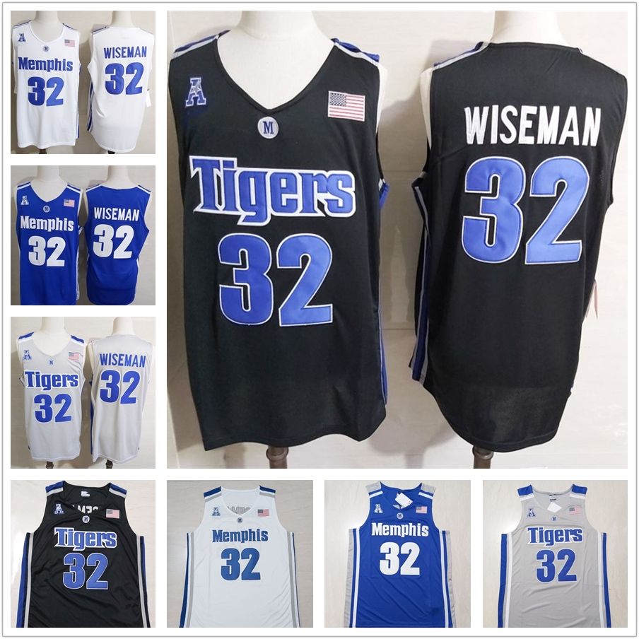 2020 Men'S Memphis Tigers 32 James Wiseman NCAA College Basketball