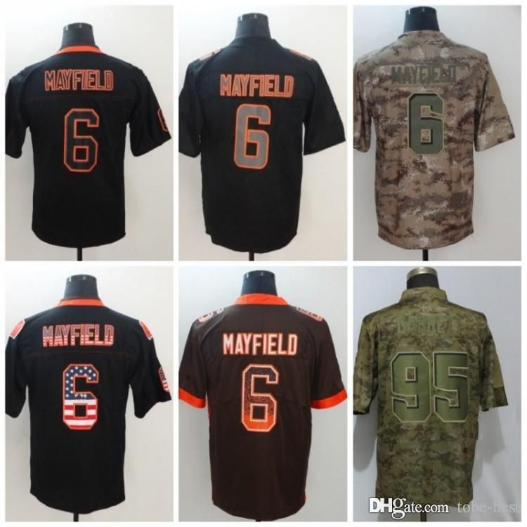 baker mayfield nike color rush jersey