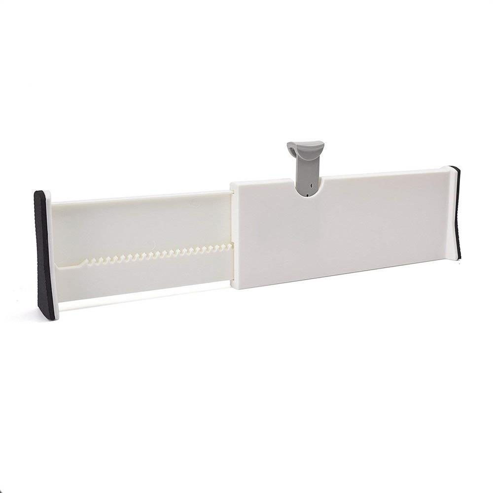 14 7 21 Inch Drawer Dividers White Spring Loaded Expandable