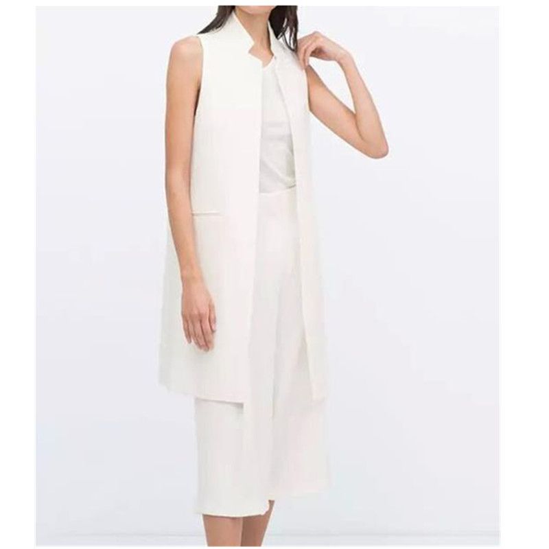 Donna con colletto manica lunga SU MISURA con Cerniera Ufficio Lavoro Giacca Blazer Top
