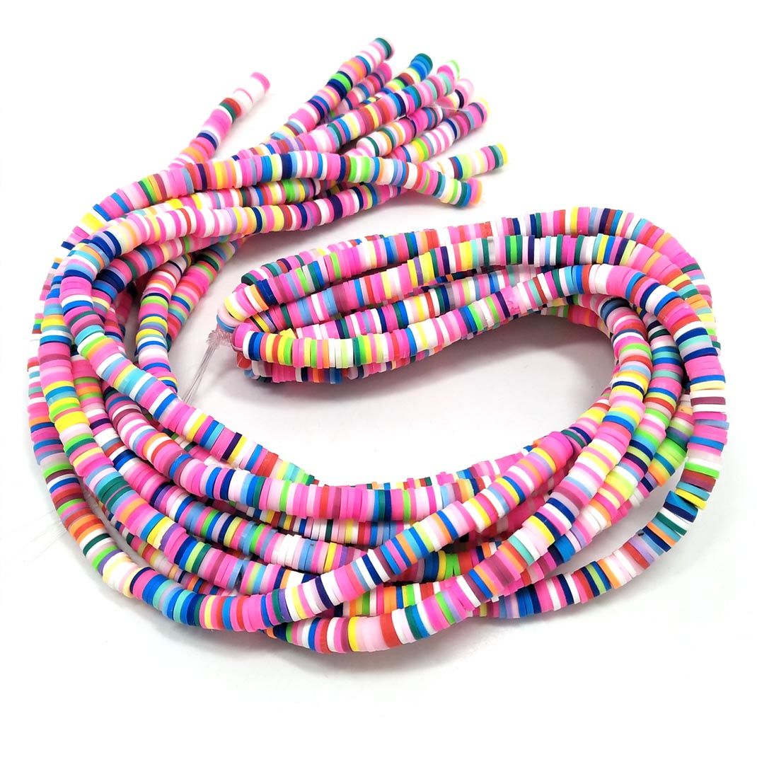 2020 10 Strings Clay Spacer Beads 6mm Diameter Fit Fashion Bracelet And
