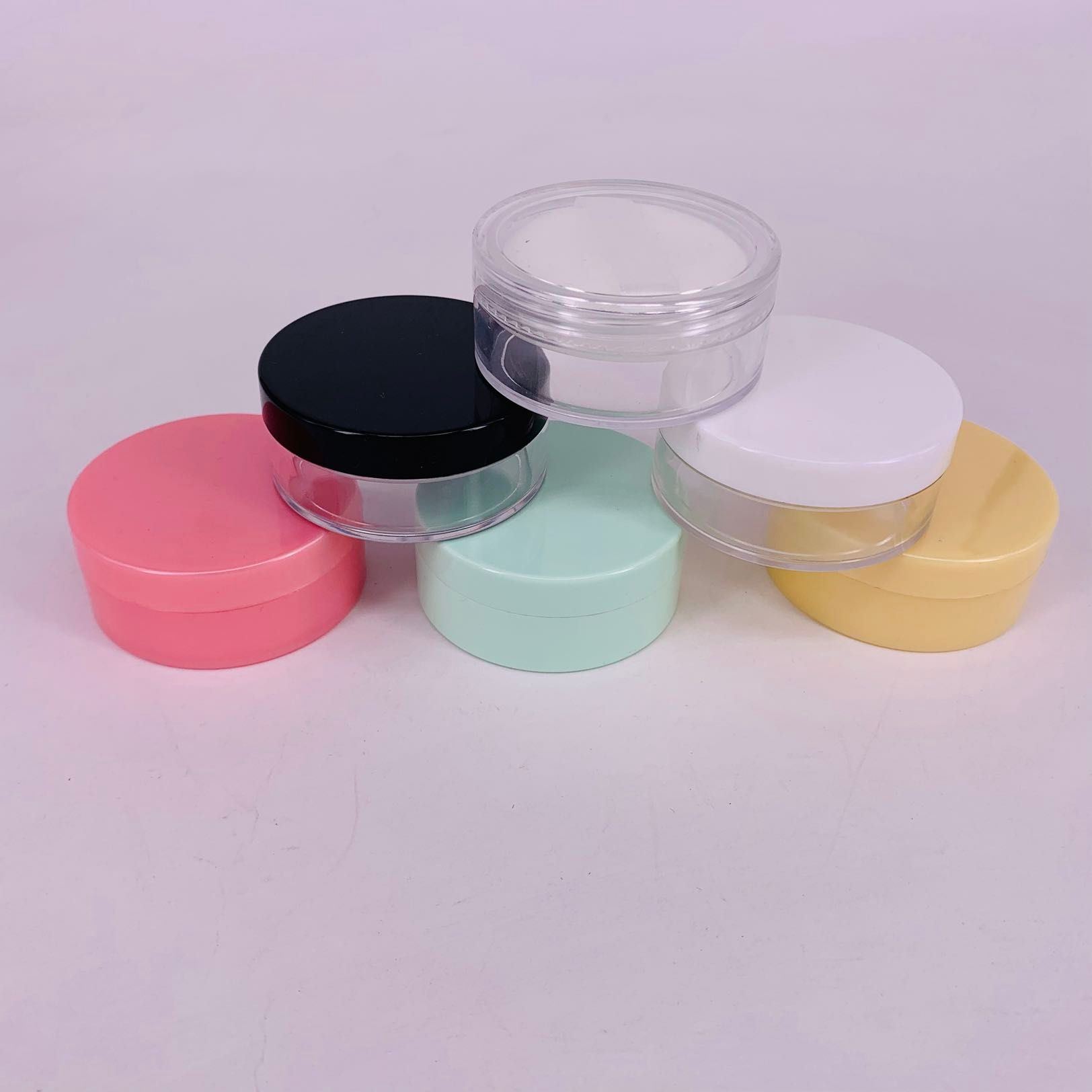 2019 30G 15ML Plastic Empty Powder Puff Case 50ml Makeup Case Travel