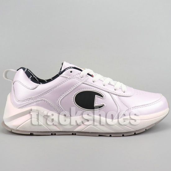 pink and white champion shoes