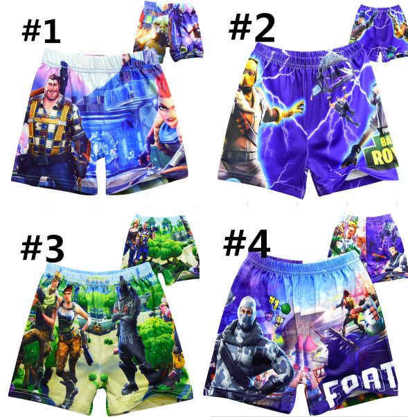 game fortnite boys swimwear swim trunks shorts cartoon pattern swimming trunk boy stretch beach swimsuit cosplay costume board shorts 2019 online with - fortnite swim trunks for boys