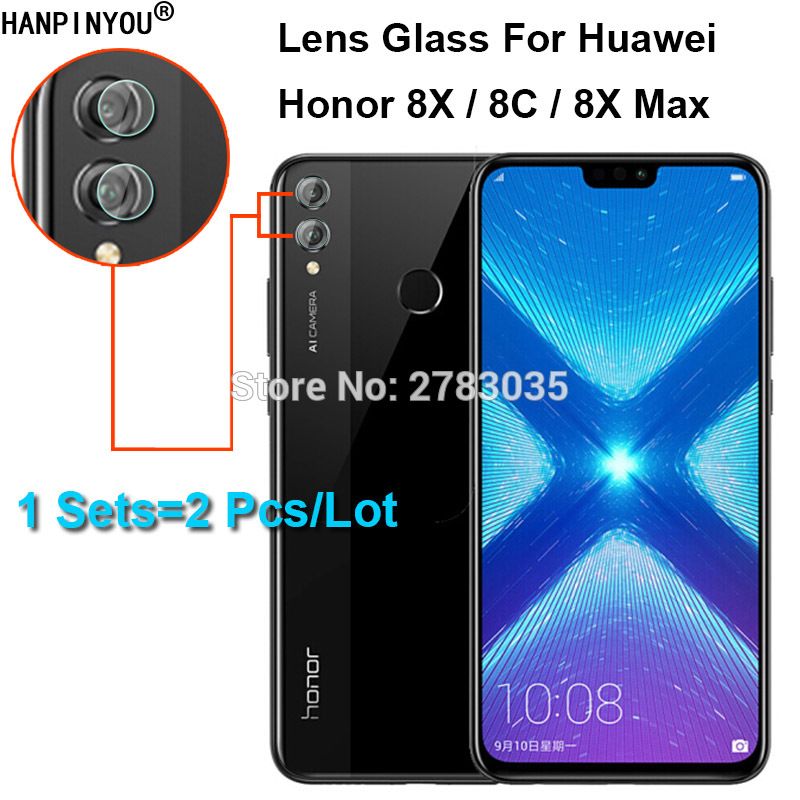 For Huawei Honor 8X / 8C / 8X Max Clear Ultra Slim Back Camera Lens Protector Rear Lens Cover Tempered Glass Film