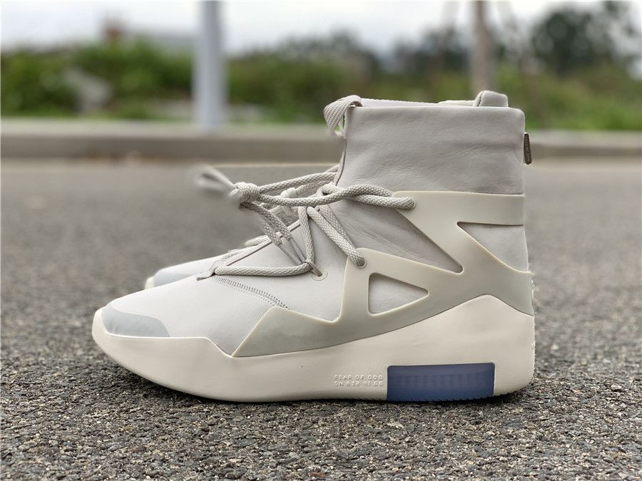 New 2019 Fear Of God 1 X FOG High Black White Grey Running Shoes Best Quality 1s Mens Trainers 