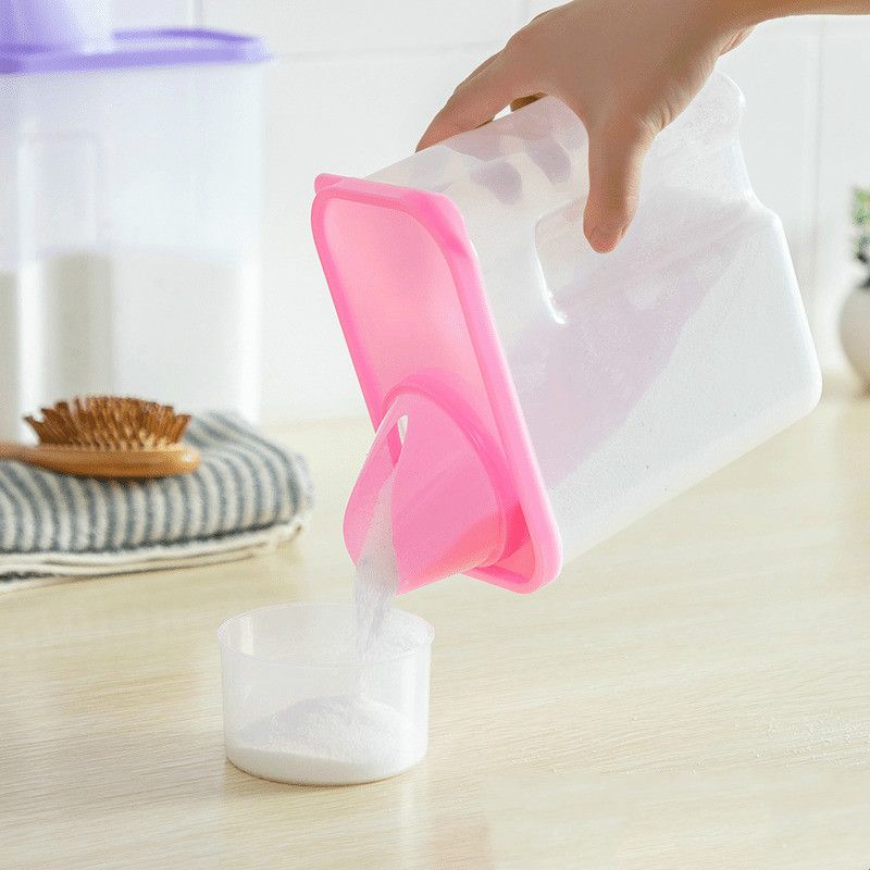 2020 Plastic Washing Powder Storage Box For Household Transparent