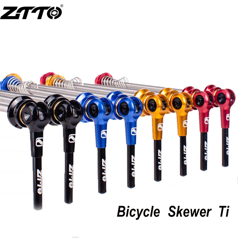 2019 ZTTO Bicycle QR Ti Skewers 9mm 5mm Wheel 100 135Hub Quick Release