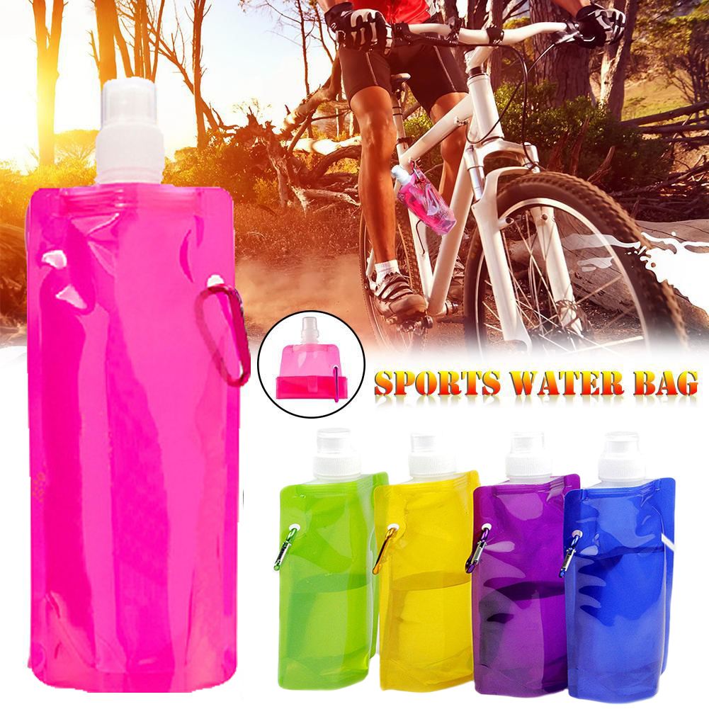 2020 Portable Ultralight Foldable Water Bags Soft Flask Bottle Outdoor
