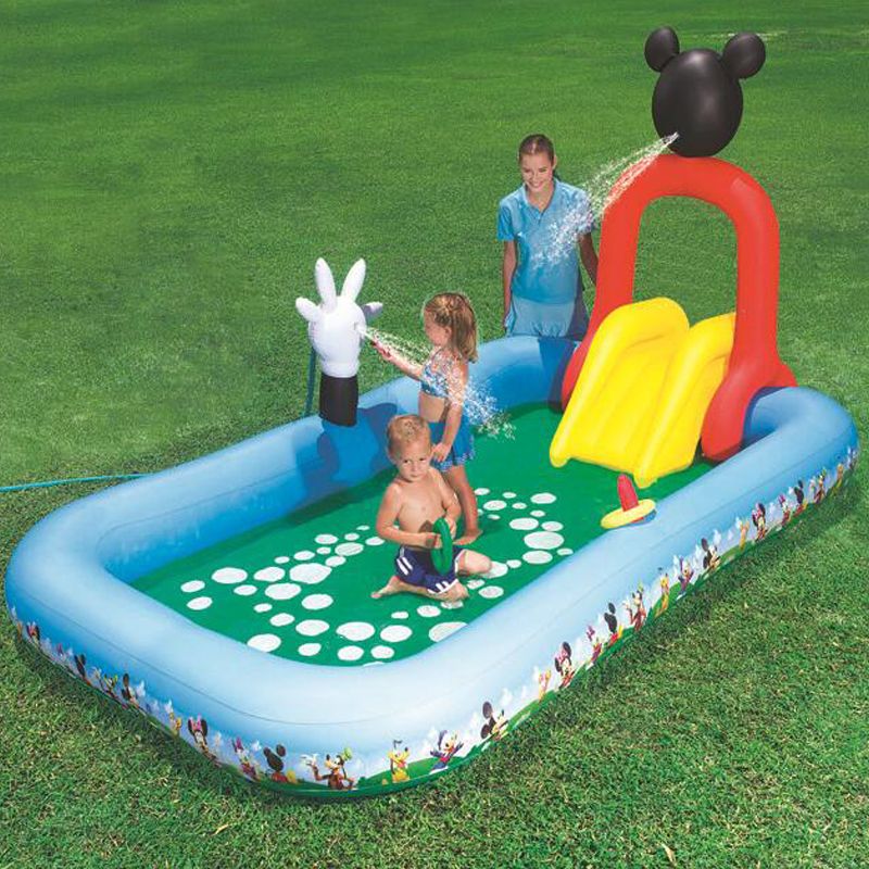 Acheter Grande Piscine Gonflable Pour Bébé Avec Piscine à Toboggans