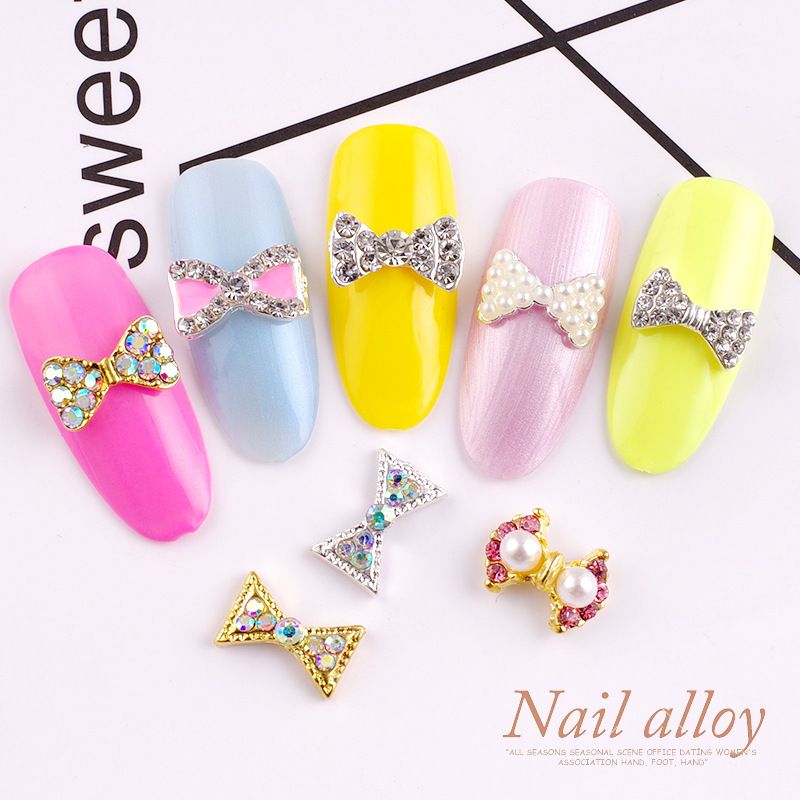 Bow Tie Nail Art