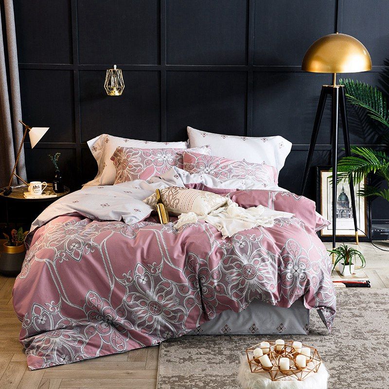 Red Classical Egyptian Cotton Bed Linen Sheet Boho Bohemia Style Red Classical Egyptian Cotton Bed Linen Sheet Boho Bohemia Style Bedding Set Past Duvet Cover Pillowcases Bedspreads Twin Sets