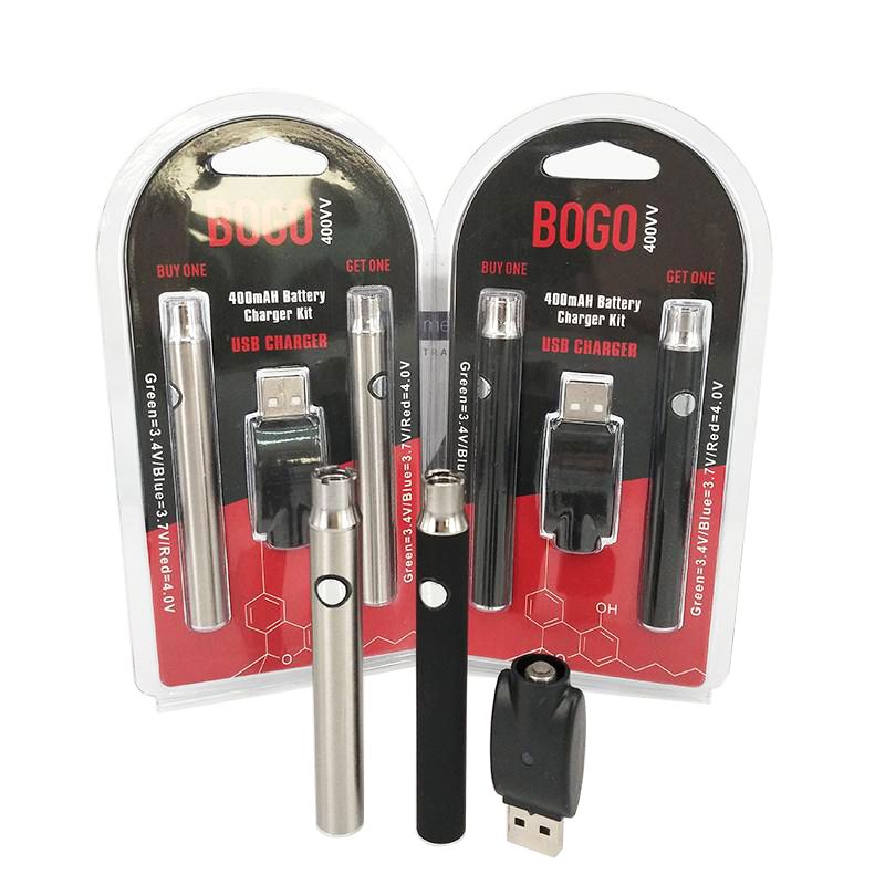 BOGO LO VV Battery Charger Kit 400mAh CO2 Oil Preheat Battery E