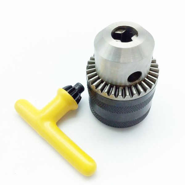 Envío gratuito 1.0-10 mm B12 eje de pinza ajustable portabrocas de vástago sds-plus con portabrocas de martillo de llave y adaptador de portabrocas de juego de bielas