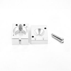 1.05x6/7 inch Brandstoffilter Baffle Cone Cup Guider Aluminium Jig Boor Armatuur Kit voor Baffles cups 1.05 inch OD Eindkap