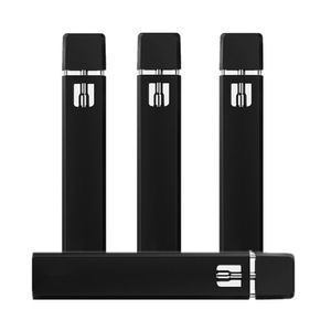 Kit de cigarette électronique jetable à huile épaisse de 1,0 ml, batterie rechargeable USB de 280 mAh, noir, kits de dispositif de vaporisateur à dosettes vides de 1 ml emballés dans de la mousse