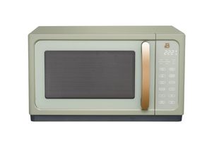 Horno microondas con sensor de 1,1 pies cúbicos, 1000 vatios, verde salvia de Drew Barrymore, nuevo