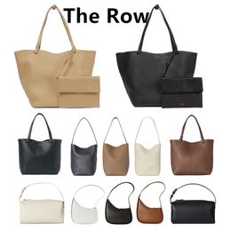 1 1 Sac à bandoulière design The Row Park le sac fourre-tout femme demi-lune aisselle seau sac Luxurys sac à main boutique boîte à lunch sacs maman homme cuir bandoulière pochette sac de voyage