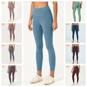 Disfraces Pantalones de yoga con mini bolsillos para mujer Leggings de cintura alta con bolsillos para entrenamiento Leggings