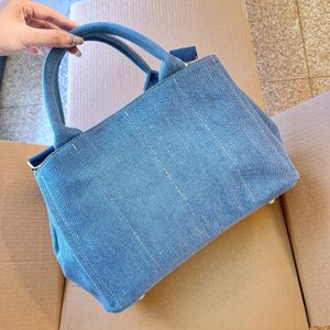 Klassiekers Canvas Denim Strand Boodschappentas Luxe Designer Handtas Schouder Tote Originele Hardware Messenger Bag