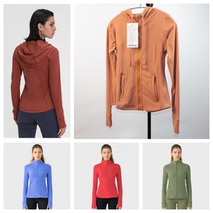 Nueva moda Top trajes más vendidos Otoño Invierno Nueva chaqueta con cremallera Manga larga Agujero para el pulgar Entrenamiento Chaqueta para correr Mujeres Slim Fitness Coat