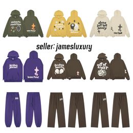 1: 1 répétitions à sweat à sweat à sweat à sweat à sweat à capuche brisé Pantalon Pantalons de survêtement Sweat Hoodie Women Felpe Felpa Uomo Y2K Sweat à capuche pour hommes Sudadera Streetwear Black Black