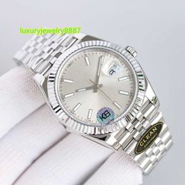 1 1 Top kwaliteit 41mm 126334 Datum 3235 Beweging Jubilee Horlogeband Luxe C Clean Factory 904L Mechanisch Horloge voor Mannen