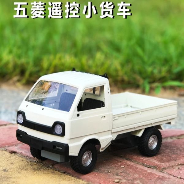 1 10/1 16 WPL D12 RC SIMULATION DU CHARGE CURMING Camion LED Cargo RC Toys Electric Temote Control Car Model Birthday Gift 240508