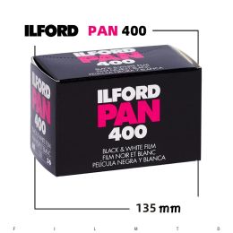 1-10 Rollos de alta calidad para Ilford Pan 400 Película en blanco y negro 135 Película de 35 mm Película negativa 36 Cámara de película de exposición