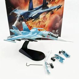 Modèle d'avion de chasse en alliage métallique moulé sous pression, échelle 1/100, russe FULLBACK Su34 Sukhoi Su-34 SU 34, jouet pour cadeaux de Collection 240115