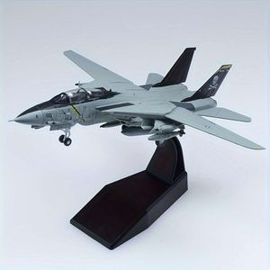 Modèle d'avion de chasse squelette Tomcat de la marine américaine 1/100, modèles d'avion militaire moulés sous pression pour collections et cadeaux, F-14