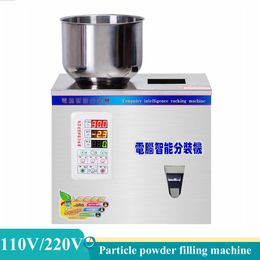 Machine de remplissage alimentaire 1-100g, pondération automatique, rayonnage, Machine d'emballage médicinal pour poudre et matériaux granulaires