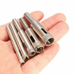 1 ~ 10 stcs 5/6/8/10/12 mm gecoate boor bit set tegel marmeren glas keramische gatzaagboren voor elektrisch gereedschap thuis gereedschap