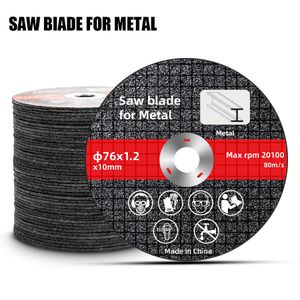 1-10PCS 76mm Saw Blade Electric Grinding Cutting Disc Rotary Tools Metal Cutter Power Tool Wood Cutting Electric Grinder Acces