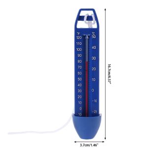 1 ~ 10 stcs drijvende zwembad thermometer water drijvende thermometer eenvoudig leespool temperatuur spa bubbelbadbad thermometer