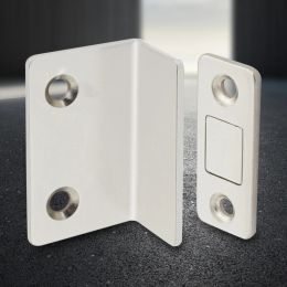 1-10pcs armoire magnétique forte attrape la porte de l'aimant s'arrête la porte cachée plus proche avec vis pour placard en placard meuble matériel