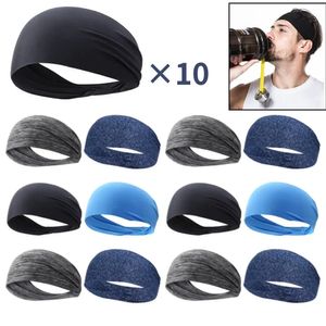 1-10 stuks ultradunne sportzweetband ademend zweetabsorberende hoofdband elastische zweethaarband zachte buitensport yoga hoofdband 240104
