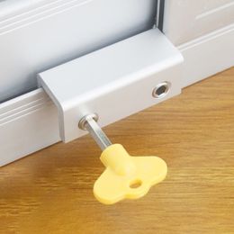 1-10pcs Window Security Key Lock Restrictor Sécurité de la sécurité des enfants