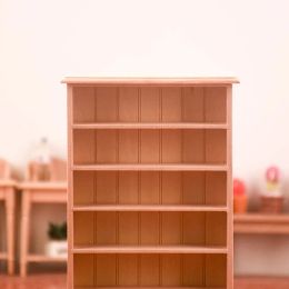 1:12 Dollhouse Miniature Liber Bibliothèque Bibliothèque Cabinet de rangement Ornement Ornement Furniture Model Decor Toy