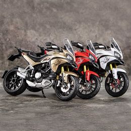 1 12 Ducati Mts Enduro Racing Motorcycles Simulatie Legering Motorfiets Model Schokdempers Collectie speelgoed auto Kid Gift T230815