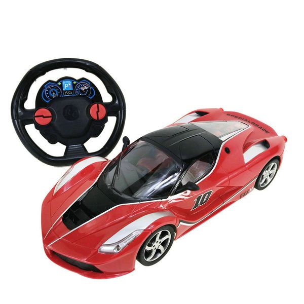 1:12 volante de cuatro canales coche de control remoto 2238 control remoto coche deportivo música iluminación juguetes para niños