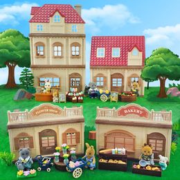 1/12 meubles miniatures forêt famille maison cuisine jouet mini maison de poupée accessoires simulation salle ensemble fille jouer maison jouets cadeau 231225