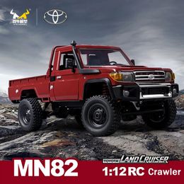 1 12 MN82 RC Car 24g MN Modèle RTR Version 4WD 280 MOTOR PROPORMEAL OFFROAD REMOTO COMPOT CRAWLER TOYS for Boys Gifts 240430