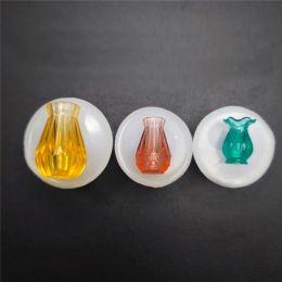 1/12 Schaal Miniature Dollhouse Mini Vase Diy Siliconen Mold Drop UV Lijm Flip Mold voor Blyth BJD Doll Accessoires speelgoed