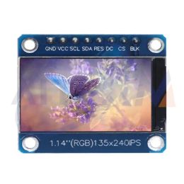 Écran LCD de 1,14 pouce IPS OLED MODULE LCD 135 * 240 RVB TFT pour Arduino ST7789 Board LCD SPI Color Hd Oled 8pin DIY