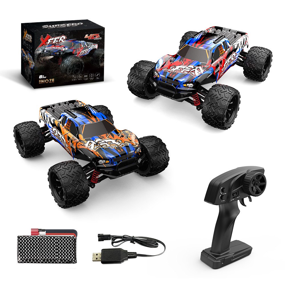 1:16 Carro RC Off Road Drift Truck Racing Carro de controle remoto para adultos, crianças, caminhões 4WD, veículo duplo de escalada, presente de Natal 2379